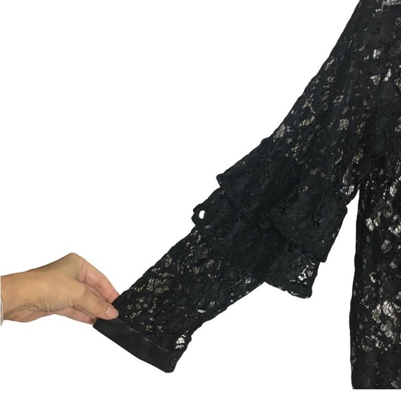 ZARA LACE BUTTON DOWN TOP   NWOT - Picture 7 of 10